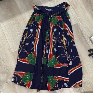 Zara Multicolor A-Line Skirt